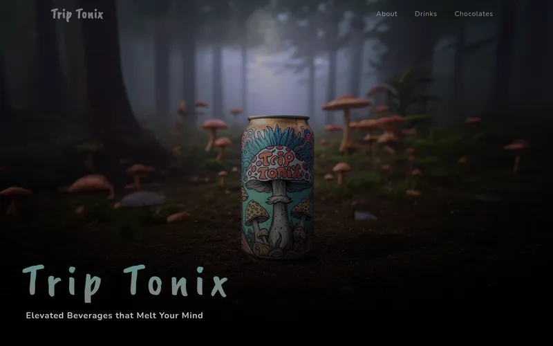 Trip Tonix homepage screenshot